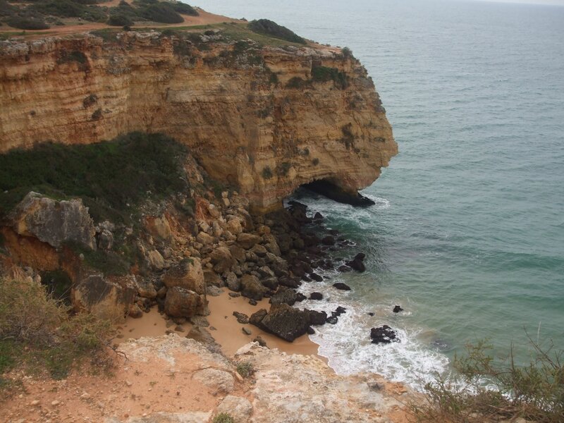 Cliffside Cove with Sea