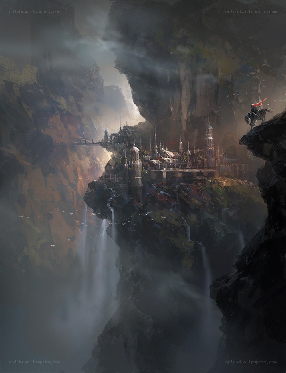 Cliffside fantasy city