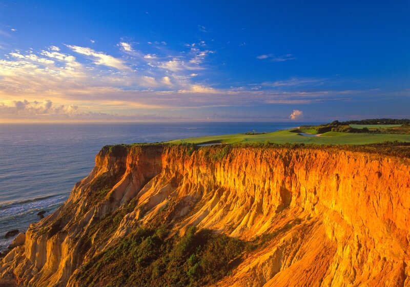 Cliffside Golf Course — Blue, Dramatic