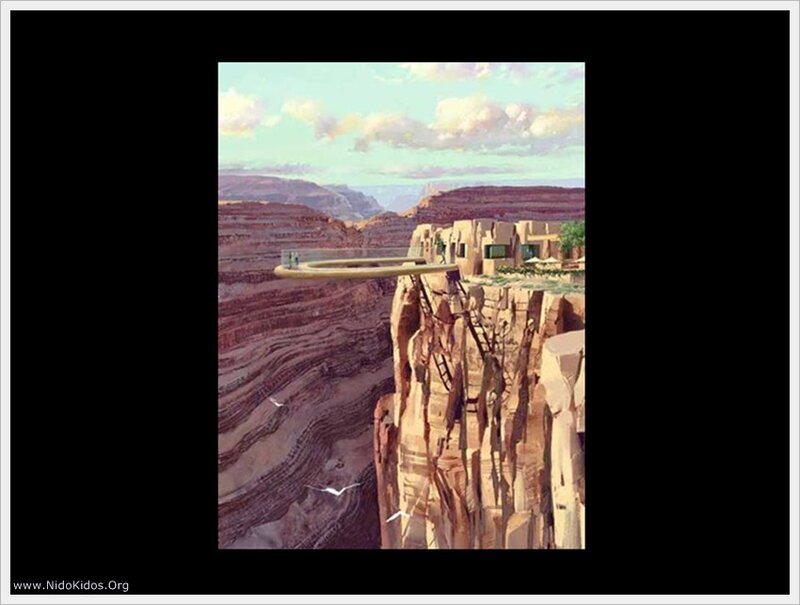 cliffside hotel concept