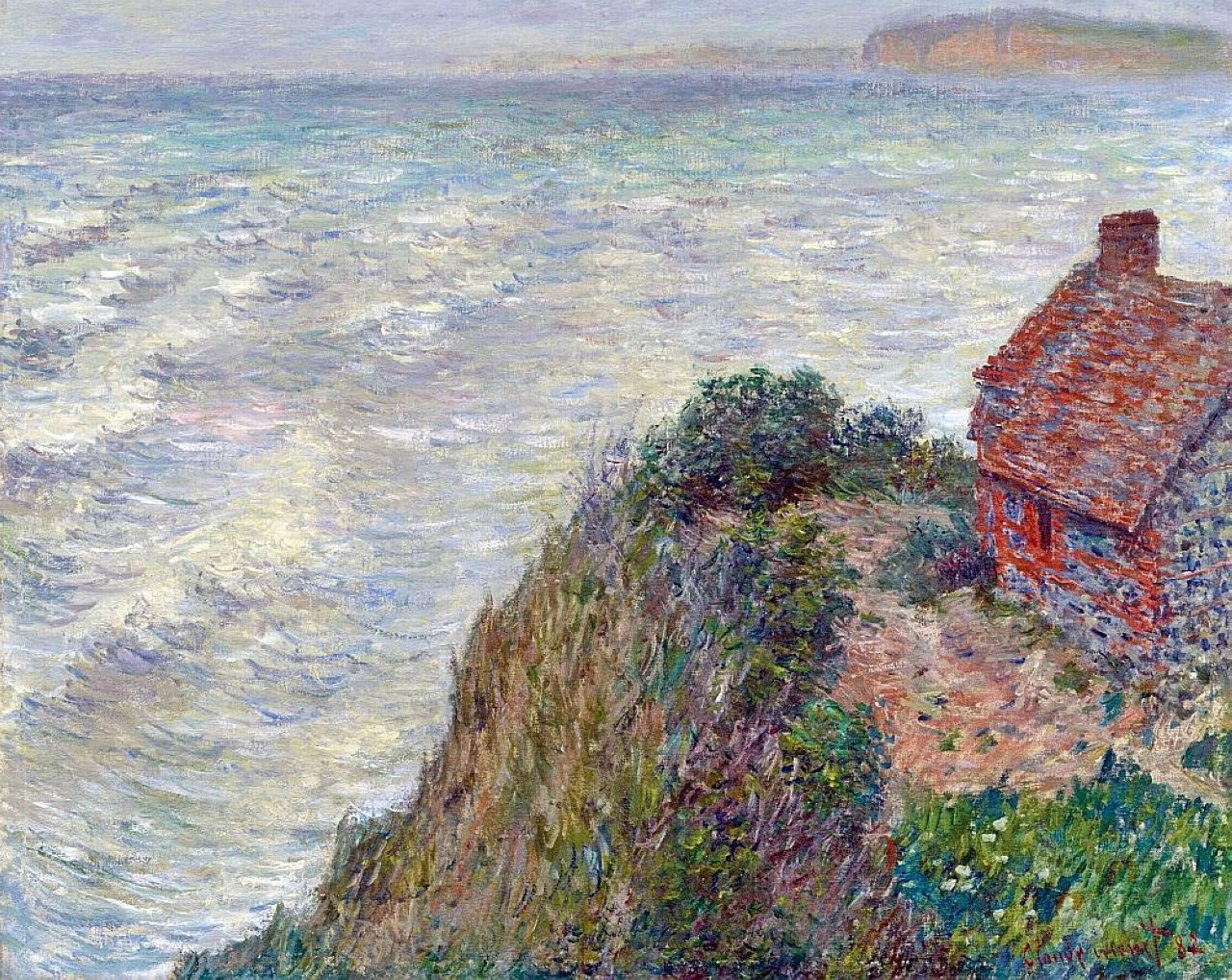 Cliffside House by the Sea