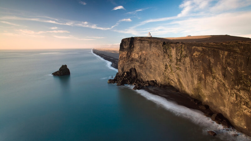 Cliffside Lighthouse — Blue