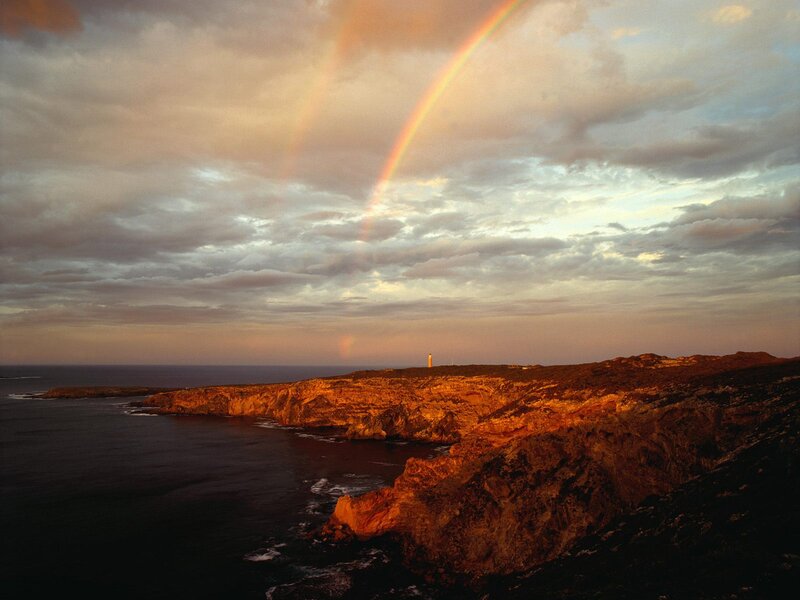 Cliffside Lighthouse — Orange