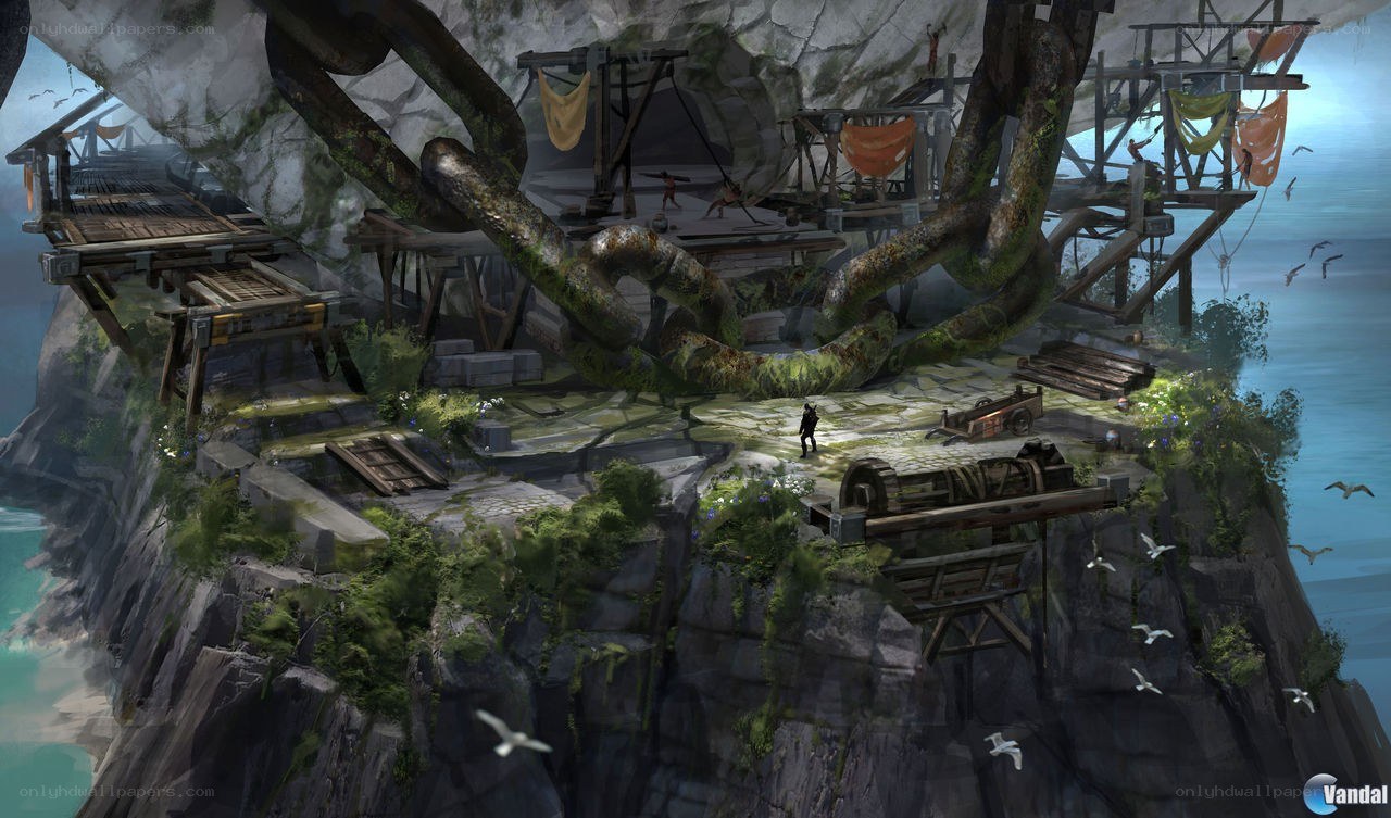 cliffside mining outpost