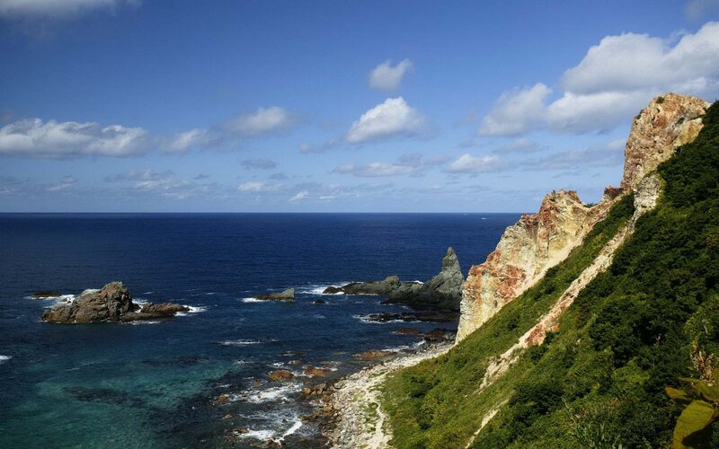 cliffside ocean view