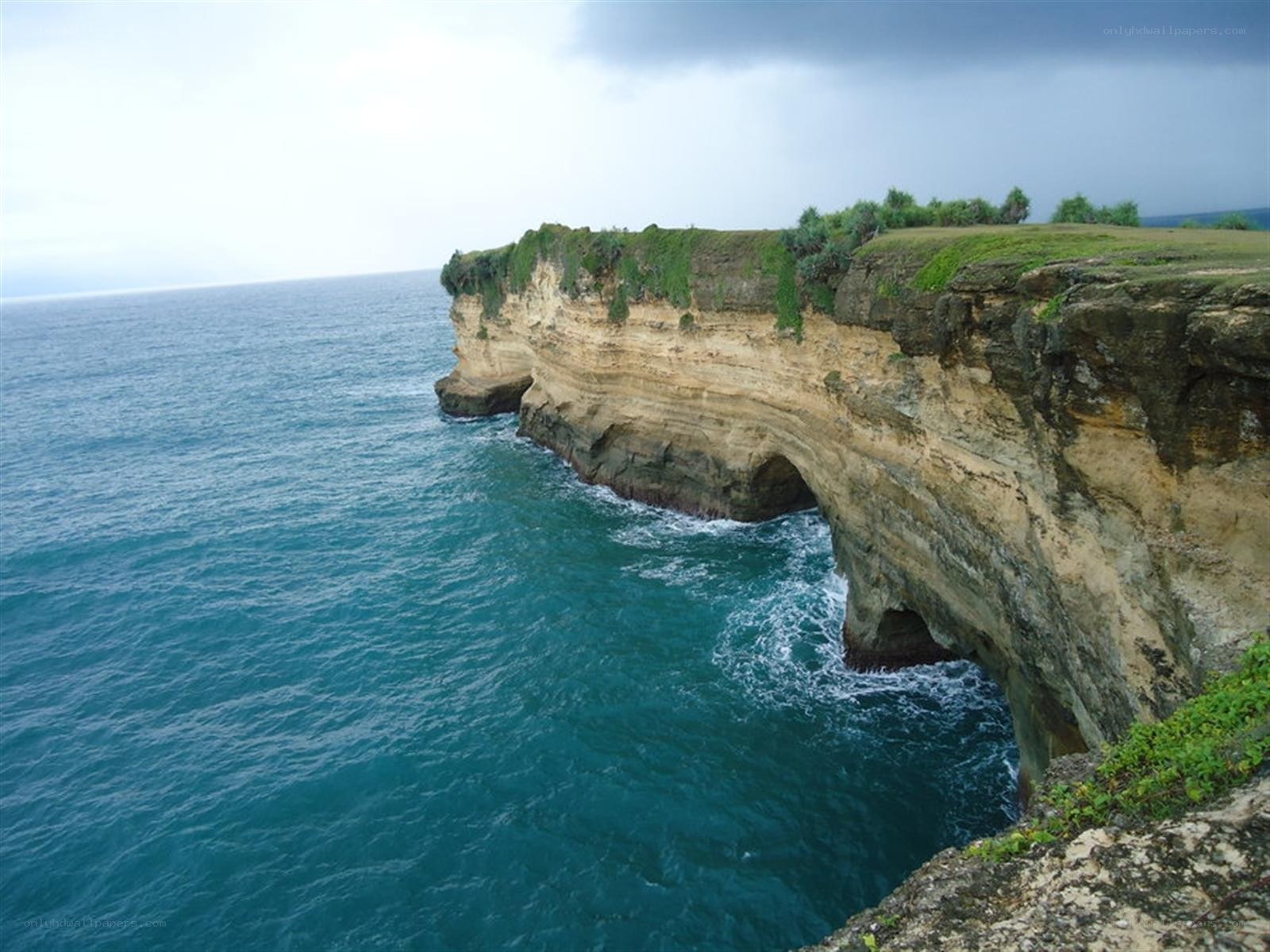 cliffside ocean view
