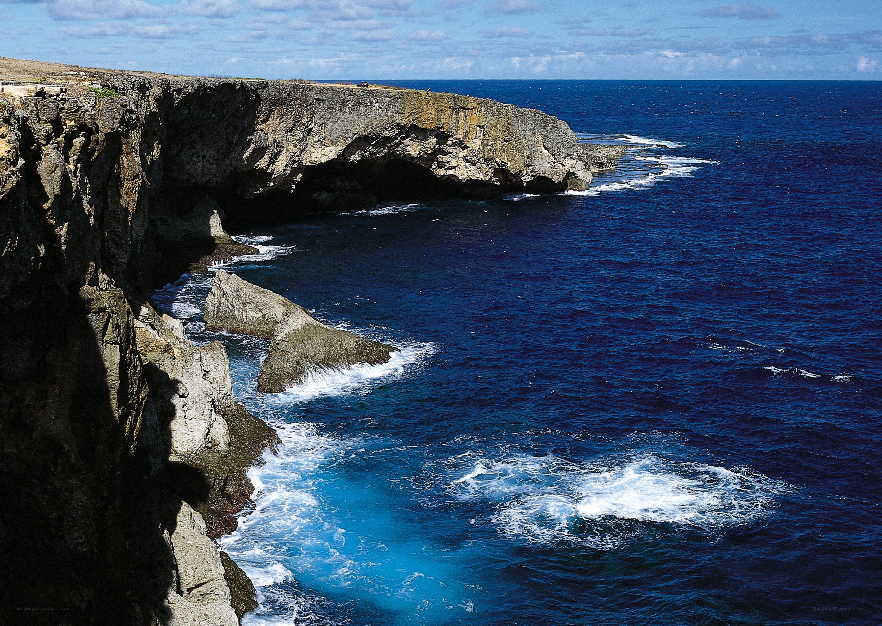 cliffside ocean view