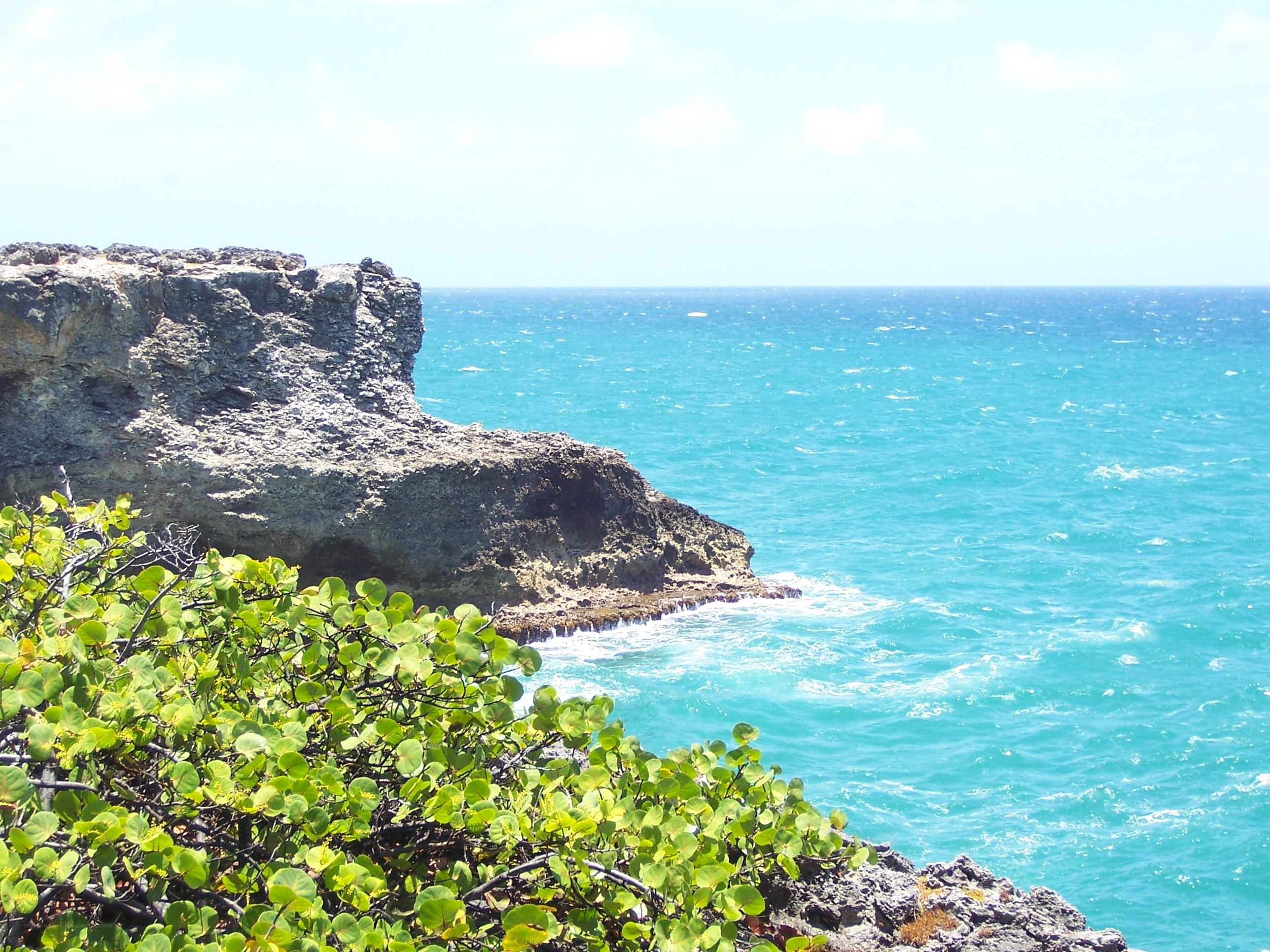 Cliffside ocean view