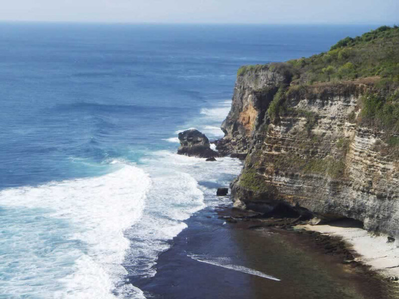 cliffside ocean view