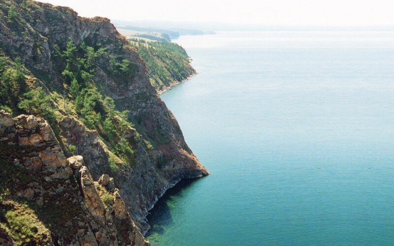 Cliffside Overlooking Lake
