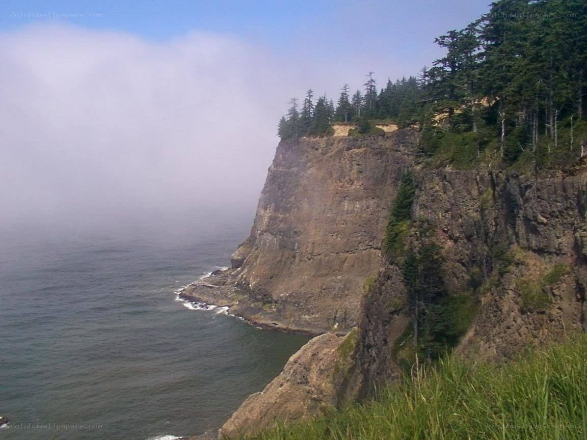cliffside overlooking the ocean