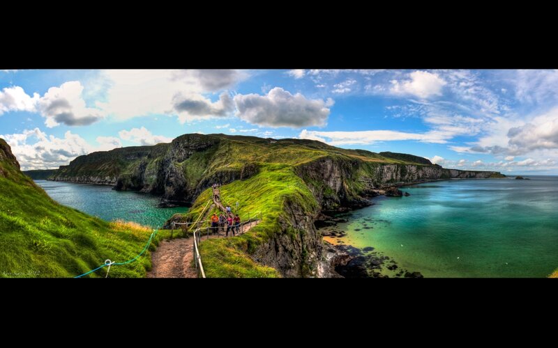 Cliffside Path at Sea