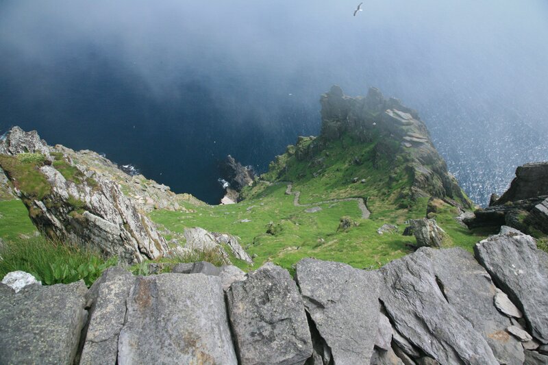 Cliffside Path Near Ocean