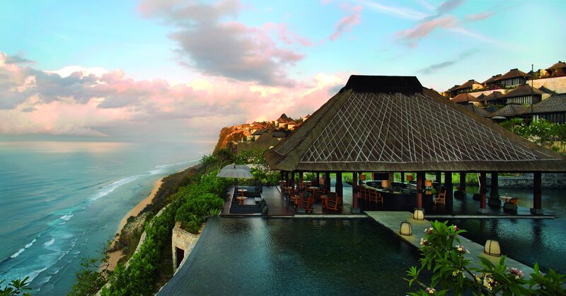 Cliffside Resort at Sunset
