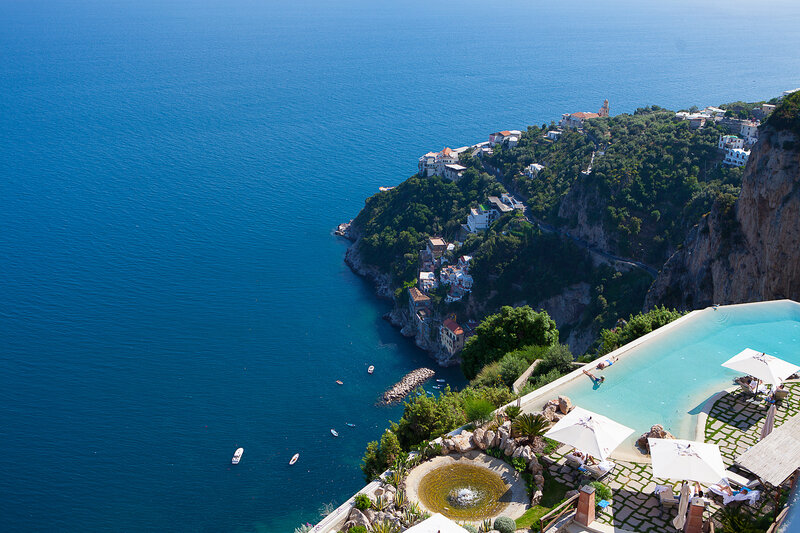 Cliffside Resort Pool — Blue