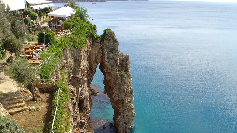 Cliffside Restaurant by Sea