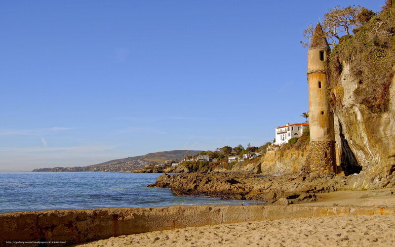 cliffside tower by the ocean