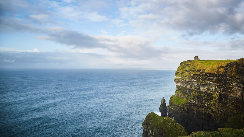 Cliffside Tower over Ocean