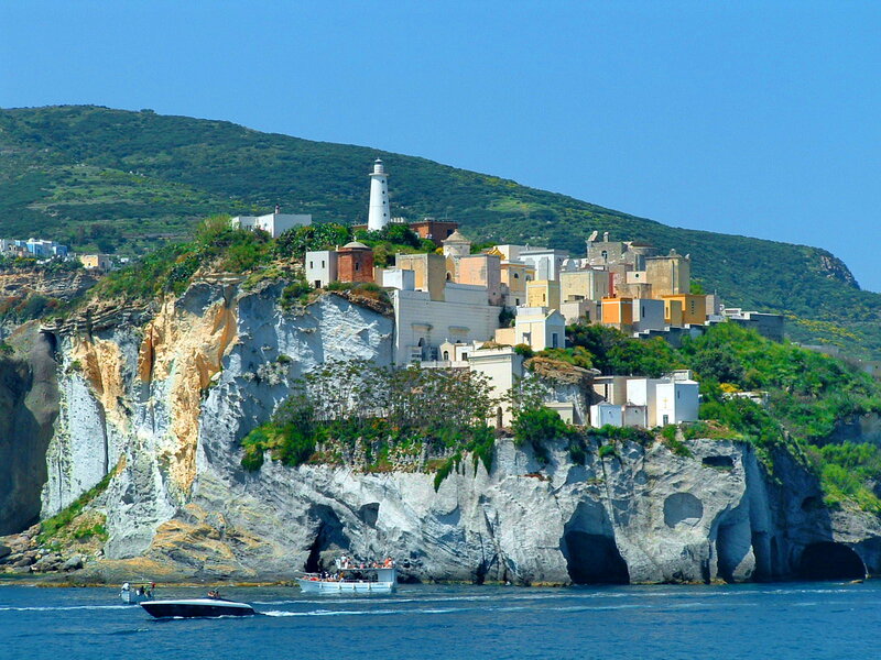 Cliffside Village with Lighthouse