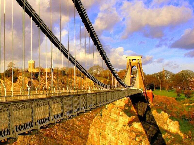 Clifton Suspension Bridge at sunset