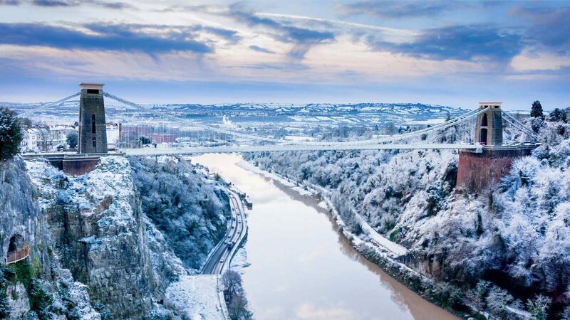 Clifton Suspension Bridge — Blue, Serene