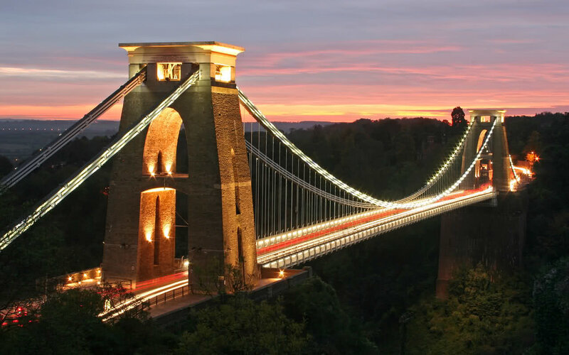 Clifton Suspension Bridge — Orange