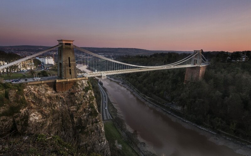 Clifton Suspension Bridge — Purple