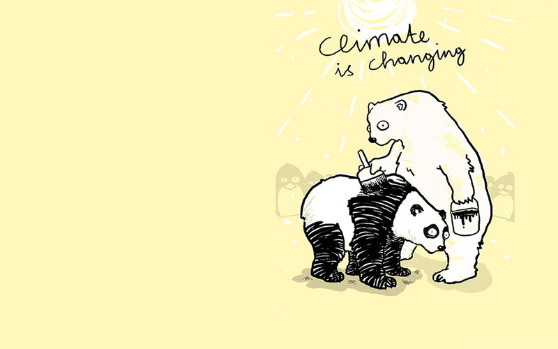 climate change illustration