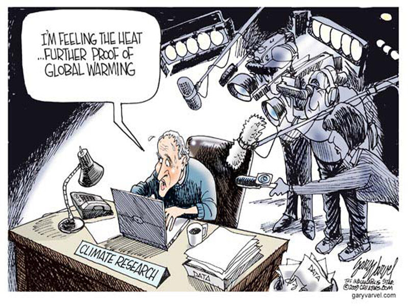 Climate research cartoon