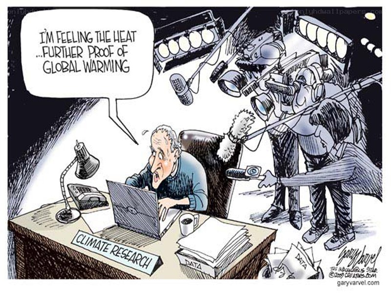 Climate research cartoon