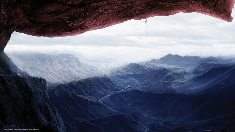 Climber in a Canyon