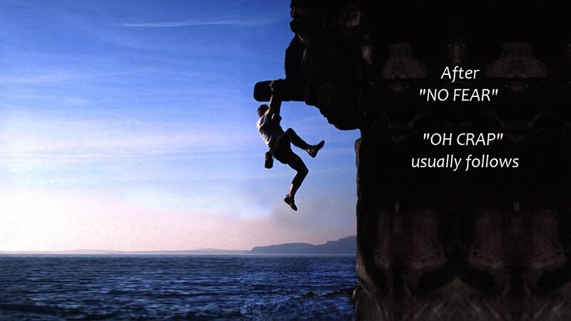 Climber on Cliff