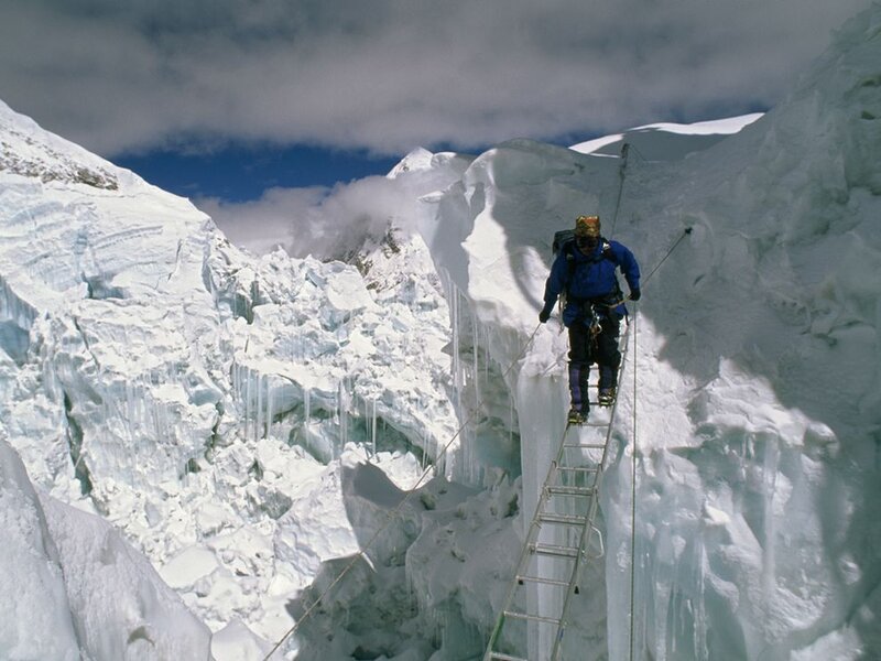 Climber on Ladder