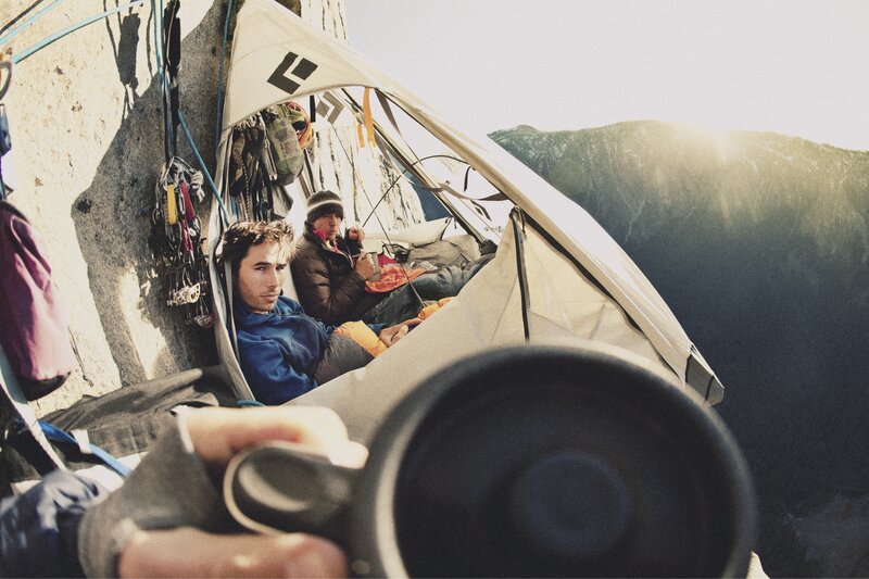 Climbers in Tent