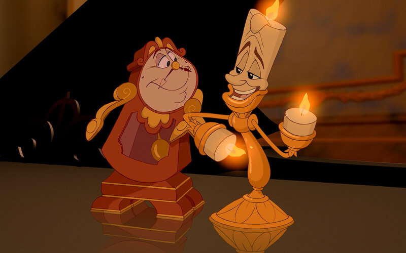 Clock and Candle Characters