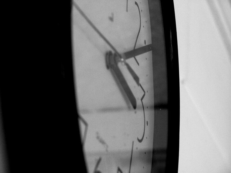 Clock Face Reflection