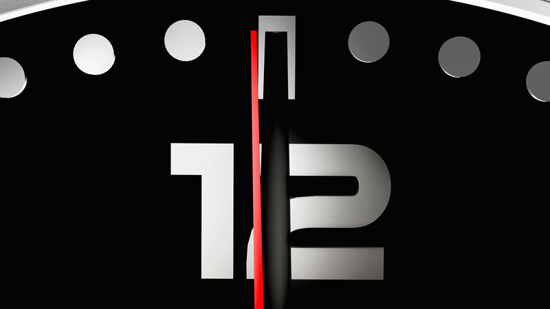 Clock Face with Number 12