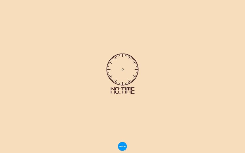 Clock Face with Text