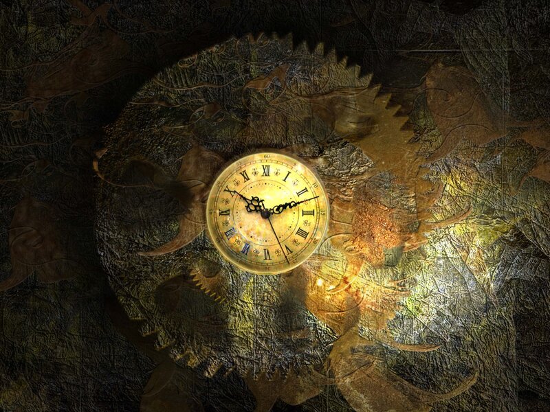clock in a mechanical world