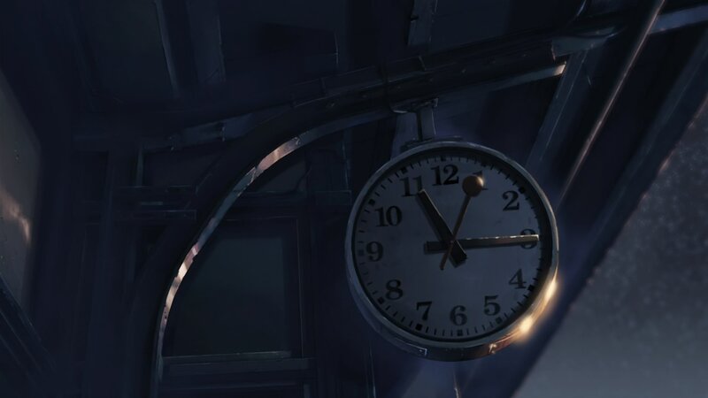 Clock in a Train Car