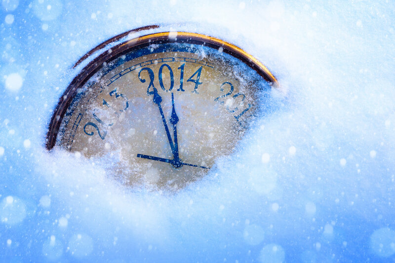 Clock in Snow