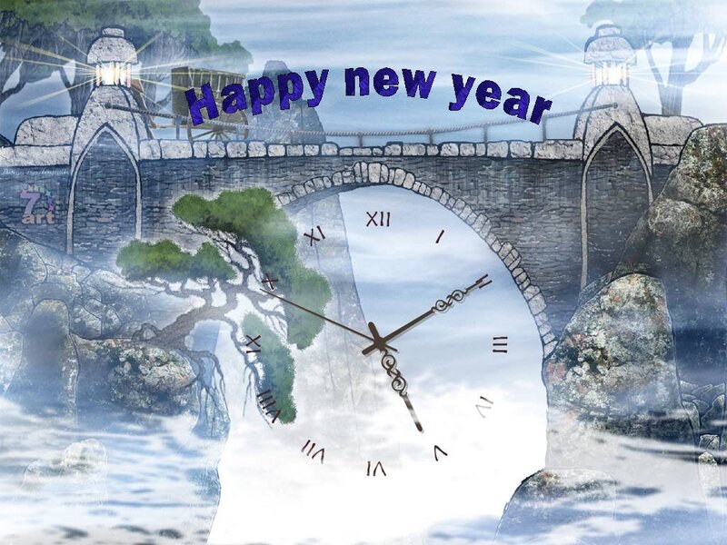 Clock on a Bridge