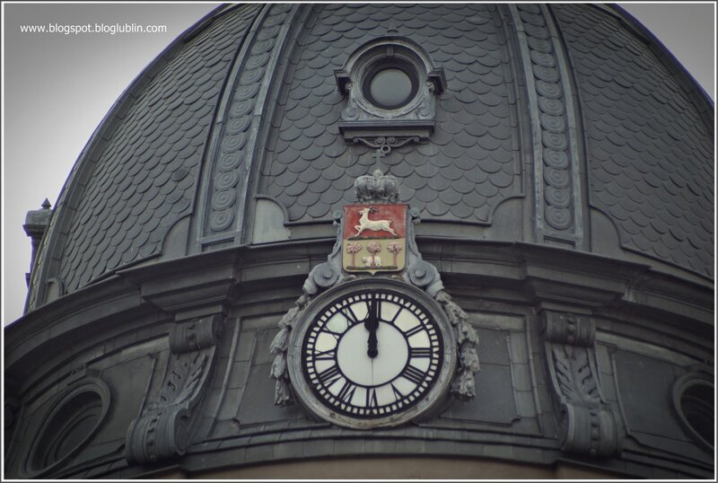 Clock on a domed building