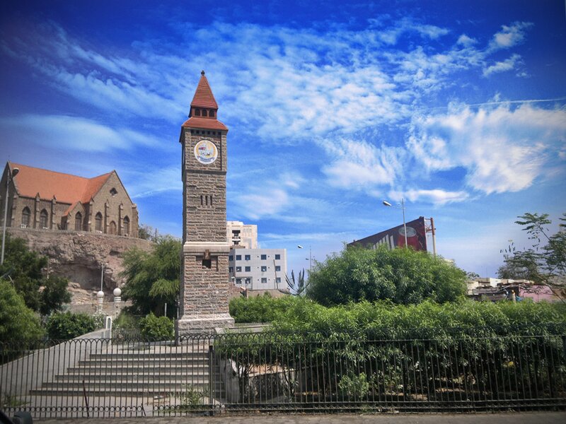 Clock Tower and Church