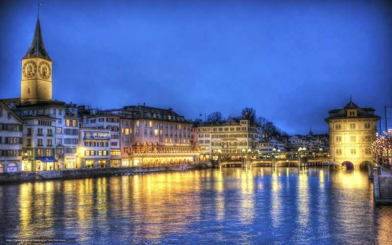 Clock Tower and River