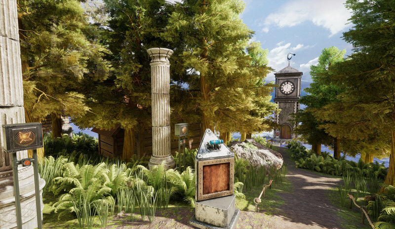 Clock Tower in Forest