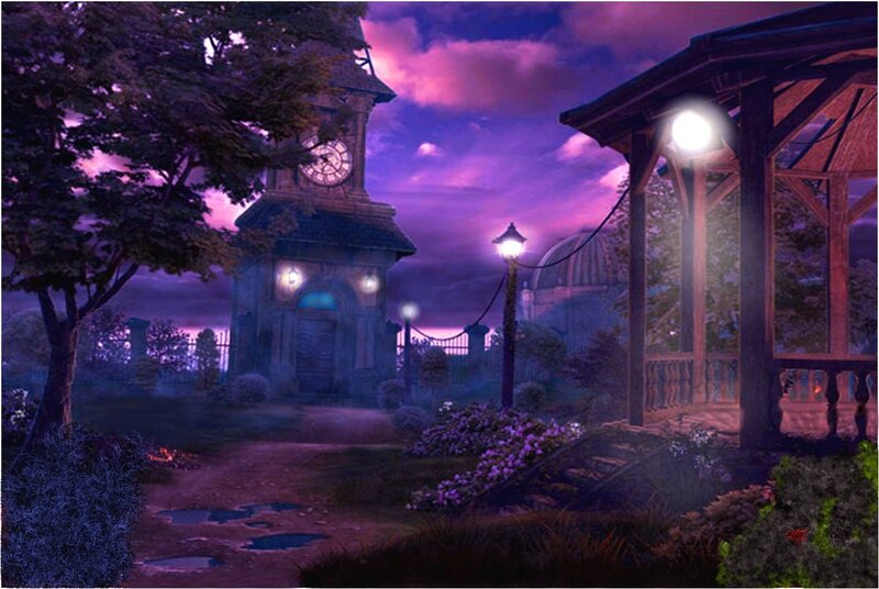 Clock Tower in Garden