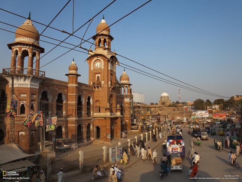 Clock tower in Lahore, Pakistan