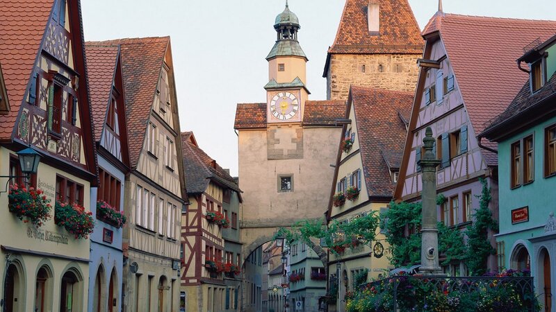 Clock Tower in Town