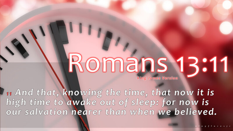 Clock with Bible Verse